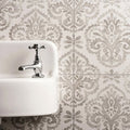 White ceramic sink bohemia florence 60 x 30cm with polished chrome faucet for bathroom use