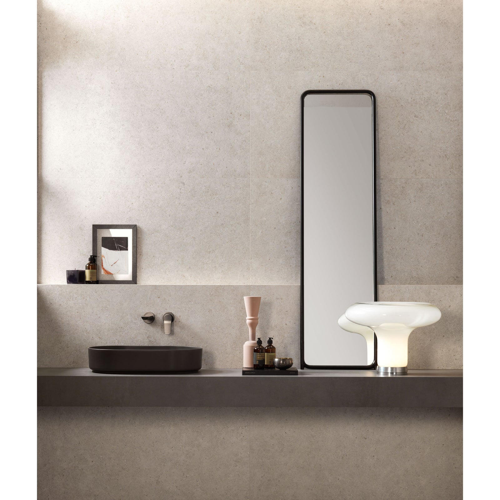 Boost Stone White 60 x 120cm Porcelain Wall & Floor Tile – detail view 5