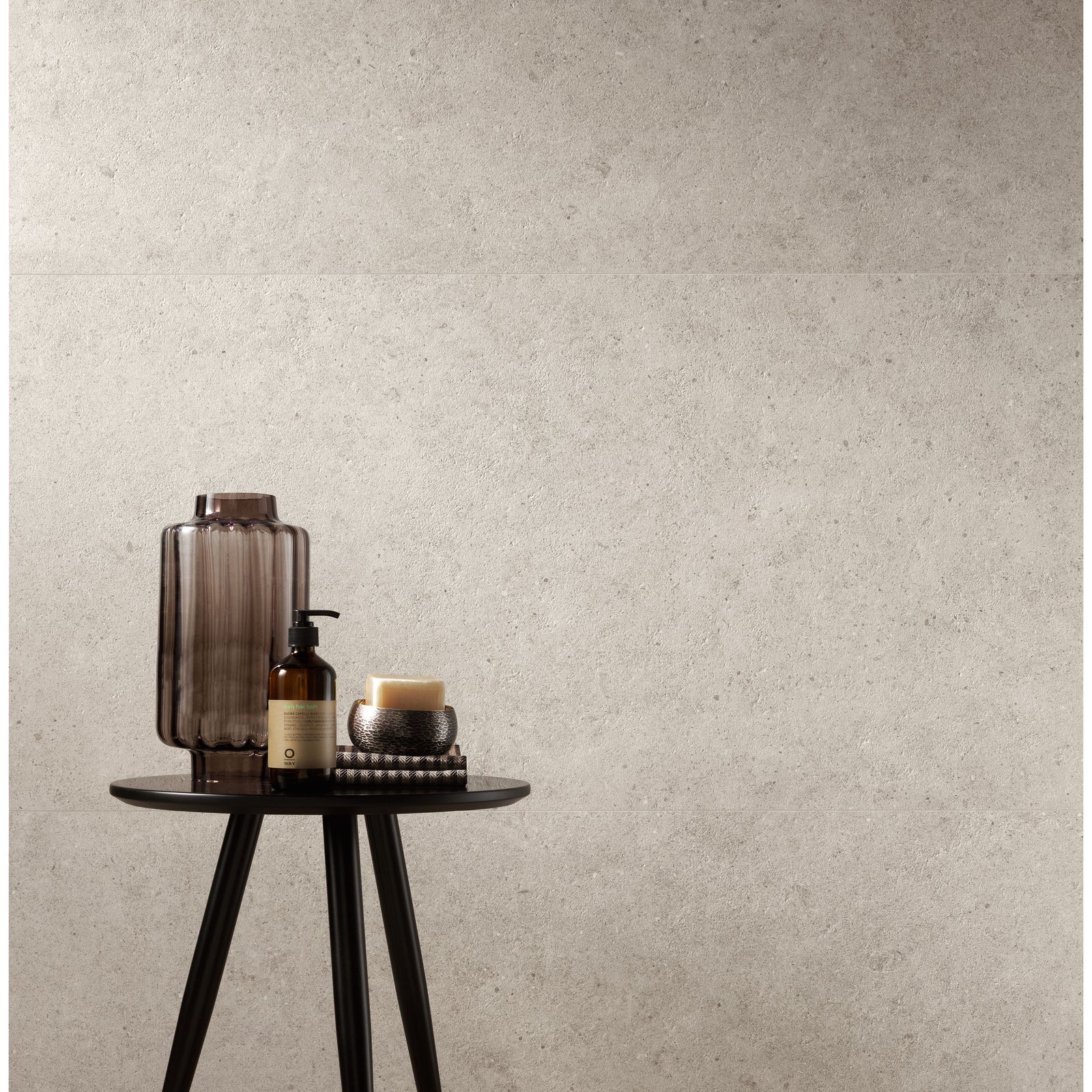Boost Stone White 60 x 120cm Porcelain Wall & Floor Tile – close-up detail