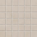 Beige square mosaic tile boost white mosaico 30 x 30cm with subtle texture and light gray grout lines