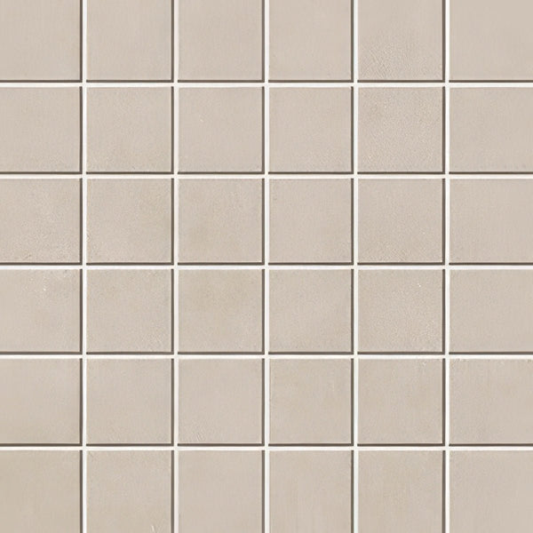 White Mosaico 30 x 30cm Porcelain Wall & Floor Tile