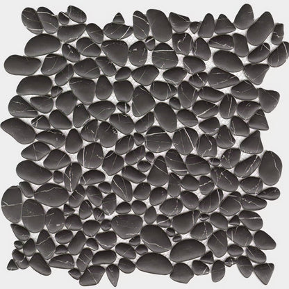 Boulder Negro Marquina Mosaic