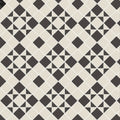 Braemar black and white ceramic tile with black and cream geometric pattern for stylish wall or floor design