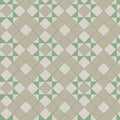 Braemar chester mews geometric patterned tile with repeating diamond design in dover white and spring green tones