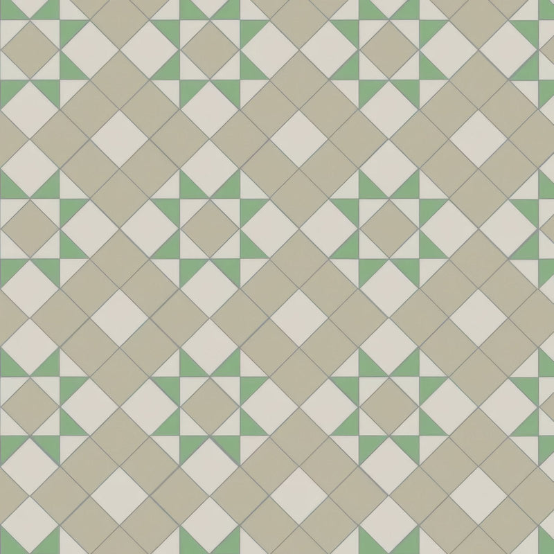 Braemar Chester Mews, Dover White & Spring Green