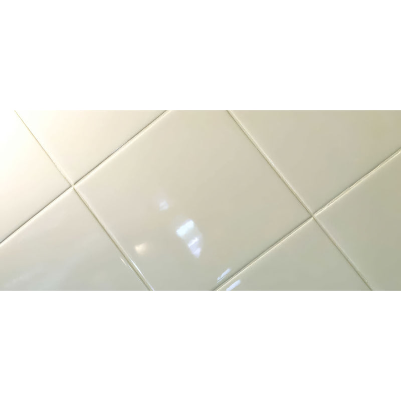 Branco Brilho Flat White 20 x 20cm