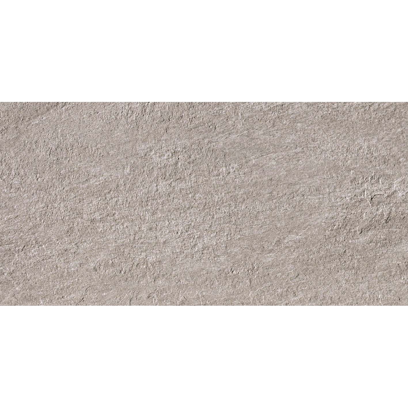 Gray textured stone tile bravestone pearl 30 x 60cm with subtle natural finish for versatile interior use
