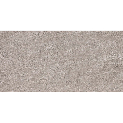 Gray textured stone tile bravestone pearl 30 x 60cm with subtle natural finish for versatile interior use