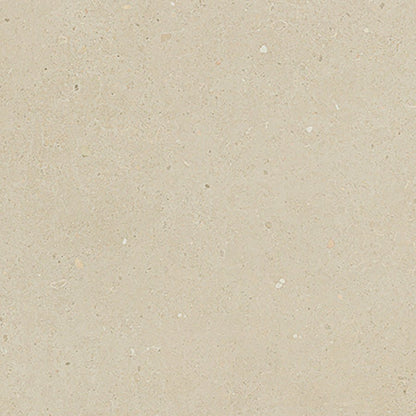 Beige textured stone tile brera bloom 60 x 60cm with subtle speckles and a smooth matte finish