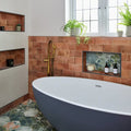 Brewhouse Porcelain Brick in a bathroom setting (3)