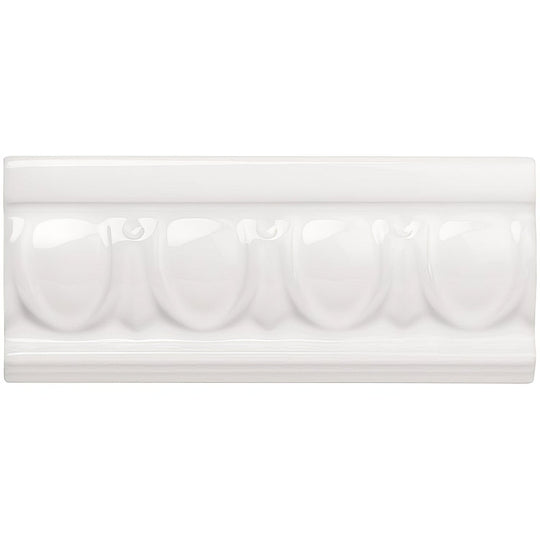 Brilliant White Egg & Dart Moulding