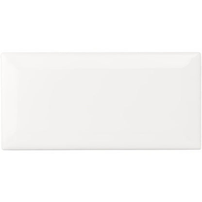 Brilliant White Metro Bevelled Tile