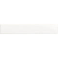 A sleek glossy white rectangular tile with a smooth modern finish called brilliant white rectangle