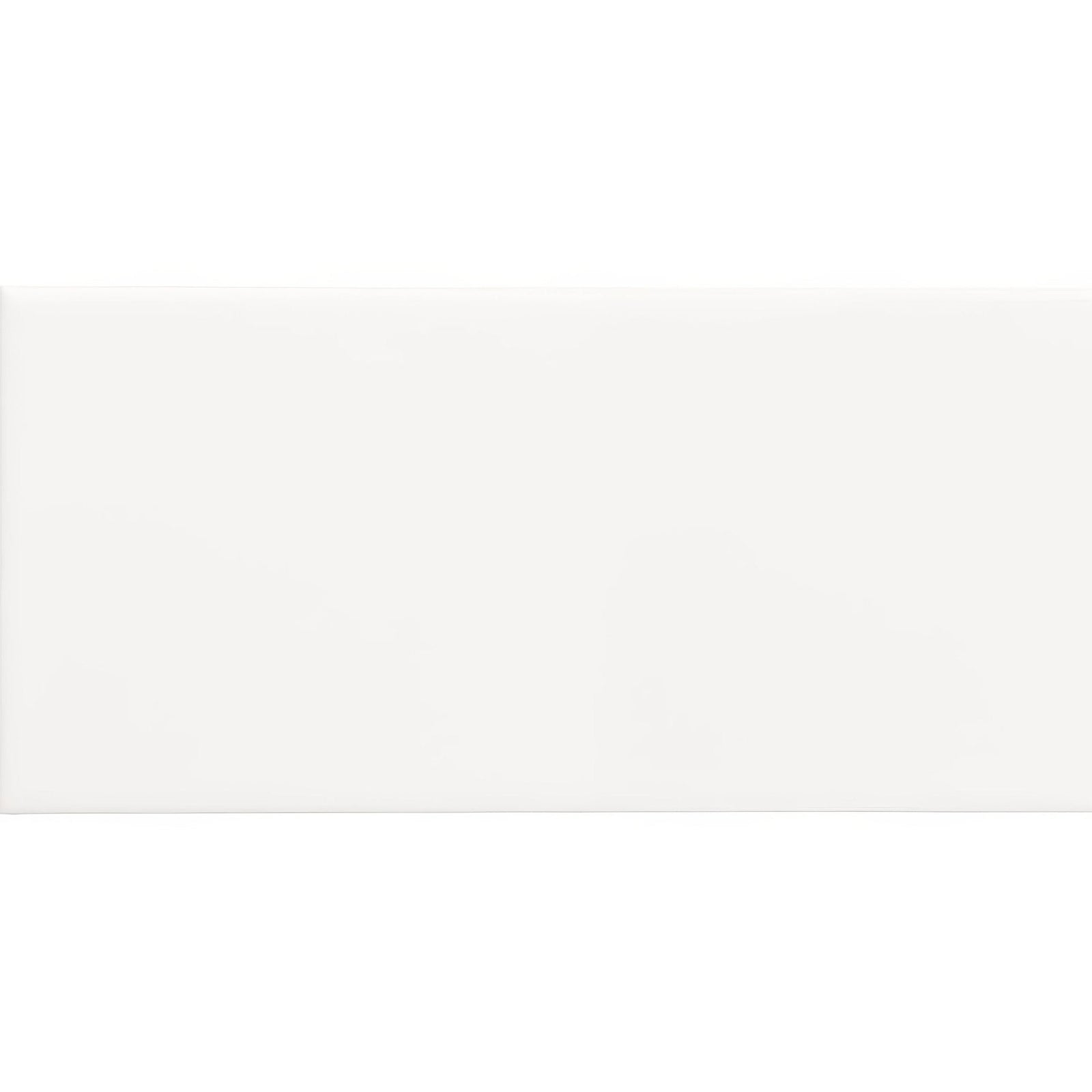 Brilliant White Rounded Long Edge