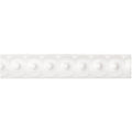 Brilliant White Scroll Moulding Ceramic Wall Tile 152x29mm