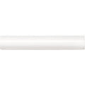A sleek glossy white cylindrical brilliant white sigma moulding with a smooth uniform surface