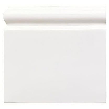 Brilliant White Skirting Left External Corner Ceramic Wall Tile