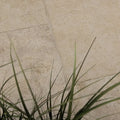 Beige brit stone burford porcelain paving floor tiles with stone effect subtle natural veining and thin grout lines