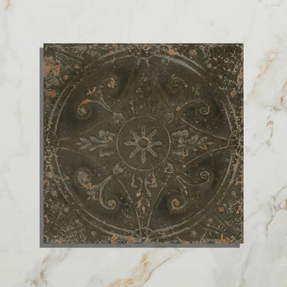 Brooklyn Embossed Ceramic Pewter