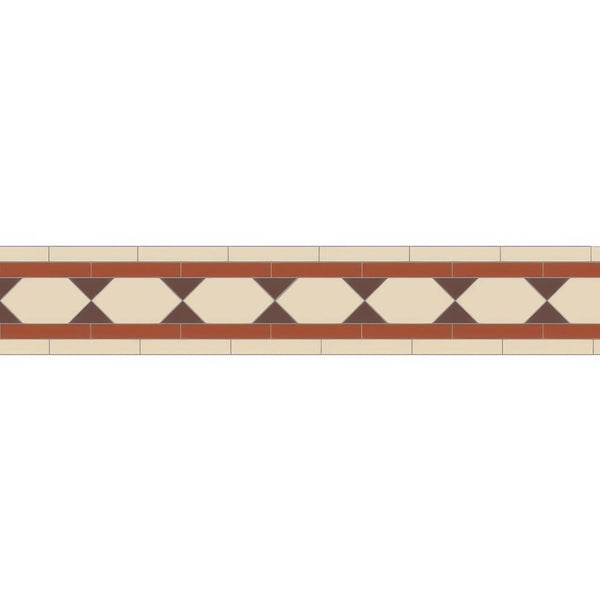 Brown, Red & Dover White