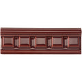 Burgundy Dentil Moulding Ceramic Wall Tile 152x50mm