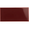 Burgundy Half Tile 152x76mm