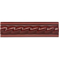 Burgundy Rope Moulding Ceramic Wall Tile 152x40mm