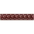 Burgundy Scroll Moulding Ceramic Wall Tile 152x29mm