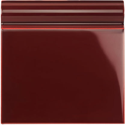 Burgundy Skirting Tile 152x152mm