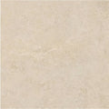 Beige stone tile Burlington 60 x 60cm with subtle natural veining and a smooth polished finish for flooring use