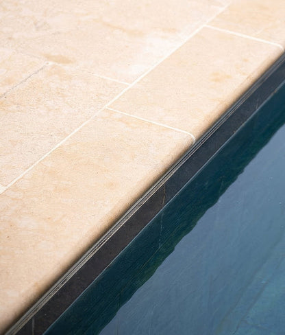 Buscot Limestone Etched Bullnose Coping