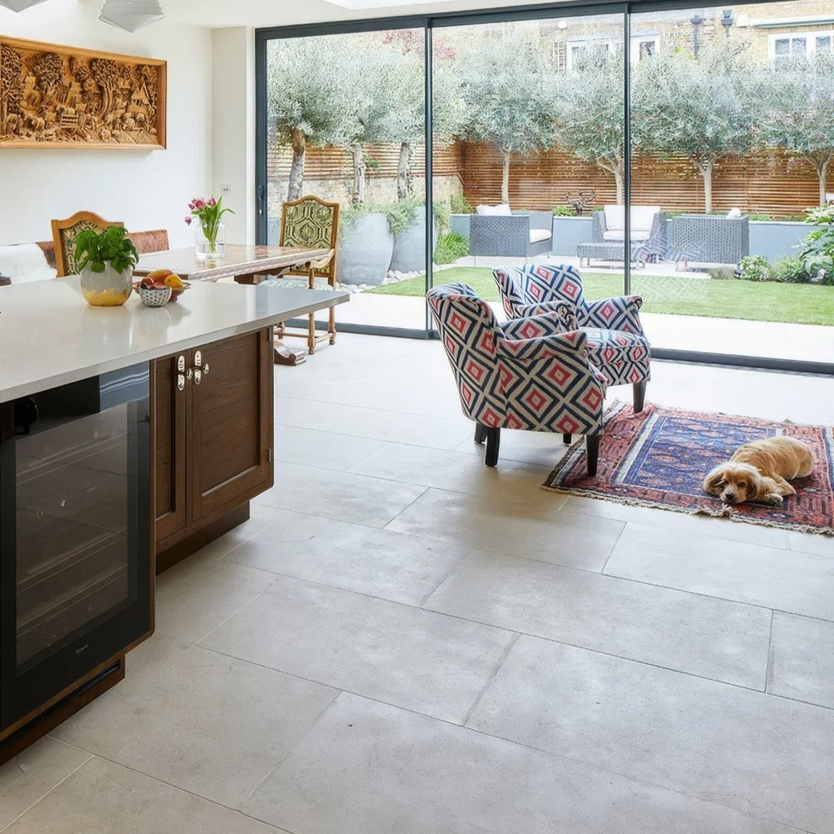 Buscot Limestone Etched Finish – close-up surface detail
