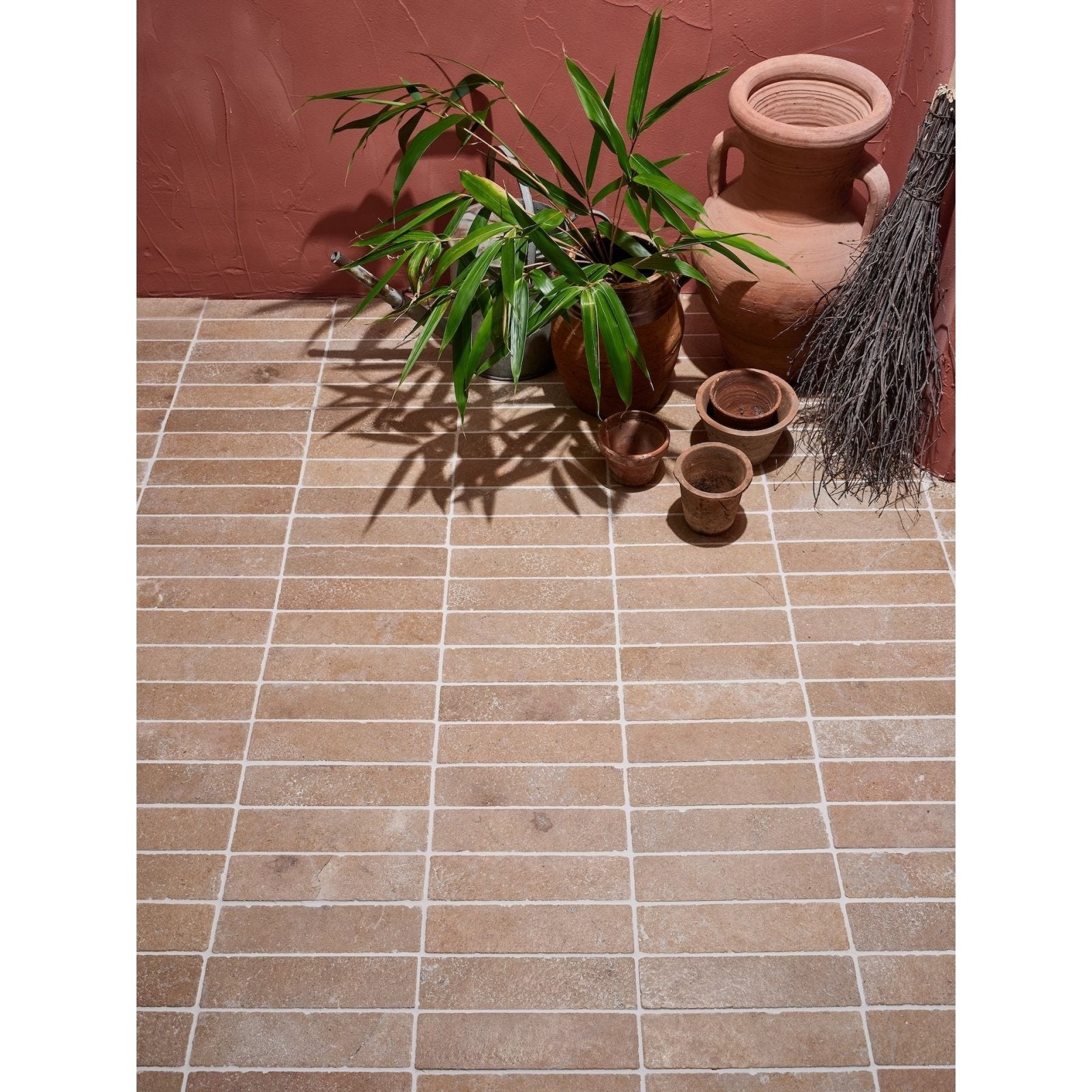 Buscot Limestone Parquet Tumbled & Etched Finish