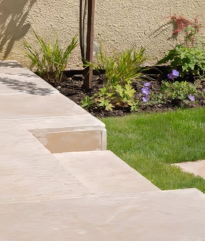 Buscot Limestone Paving Etched Finish