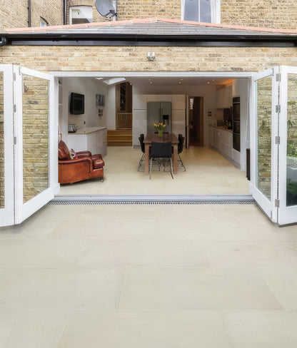 Buscot Limestone Paving Etched Finish