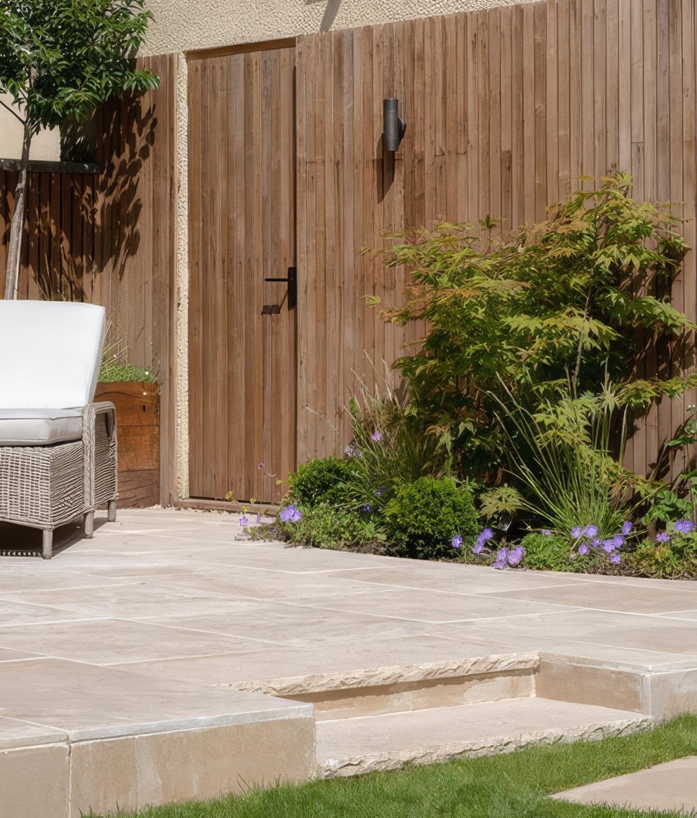 Buscot Limestone Paving Etched Finish