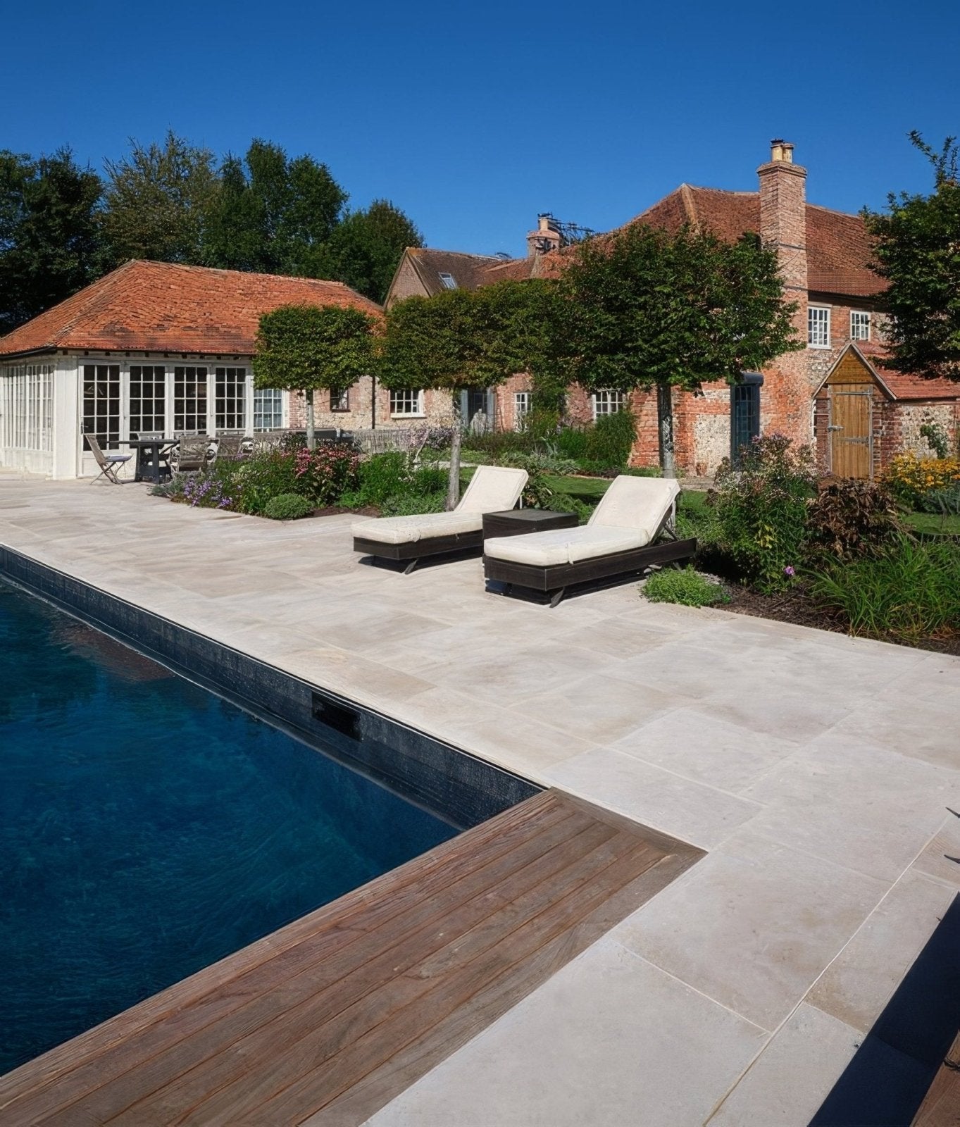 Buscot Limestone Paving Etched Finish