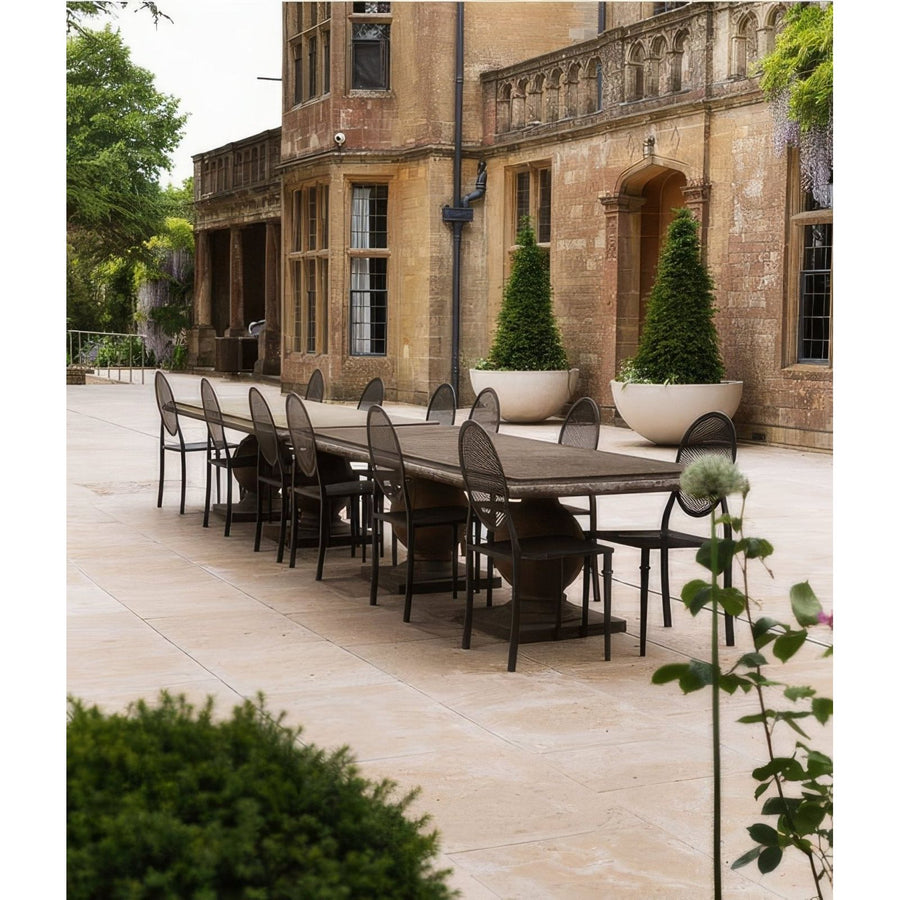 Buscot Limestone Paving Tumbled & Etched Finish beige limestone paving patio