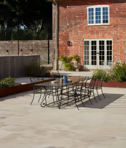 Buscot Limestone Paving Tumbled & Etched Finish