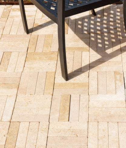 Buscot Limestone Tumbled & Etched Klinkers