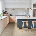 Buscot Porcelain Parquet Textured beige parquet floor tiles