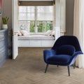 Buscot Porcelain Parquet Textured beige herringbone parquet tiles