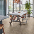 Buscot Porcelain Parquet Textured beige herringbone parquet floor tiles