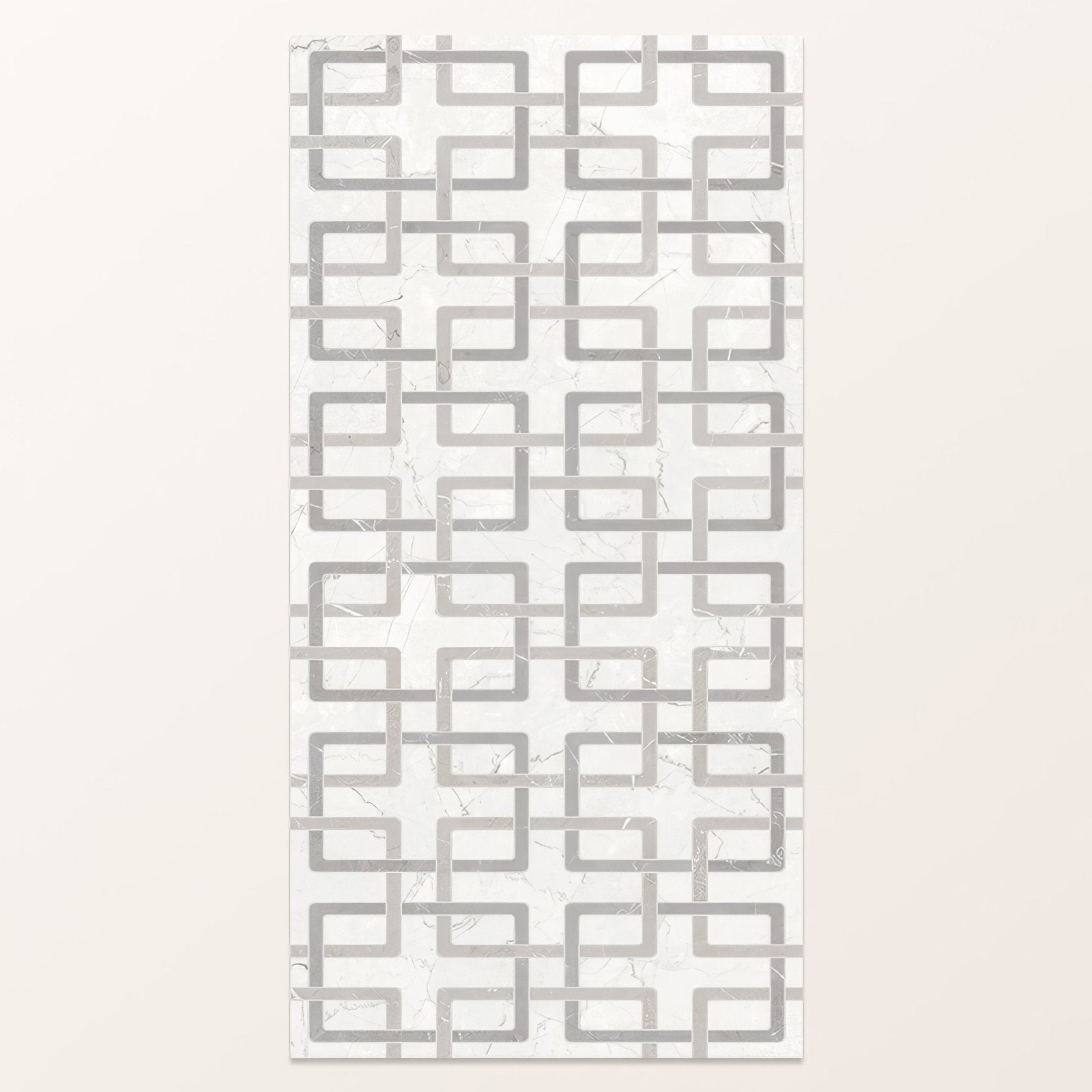 Byzantine Porcelain Forum Sculpted beige and grey geometric porcelain tile with a sculpted relief design