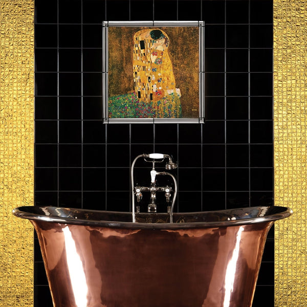 Gem Gold Rush Glass Mosaic