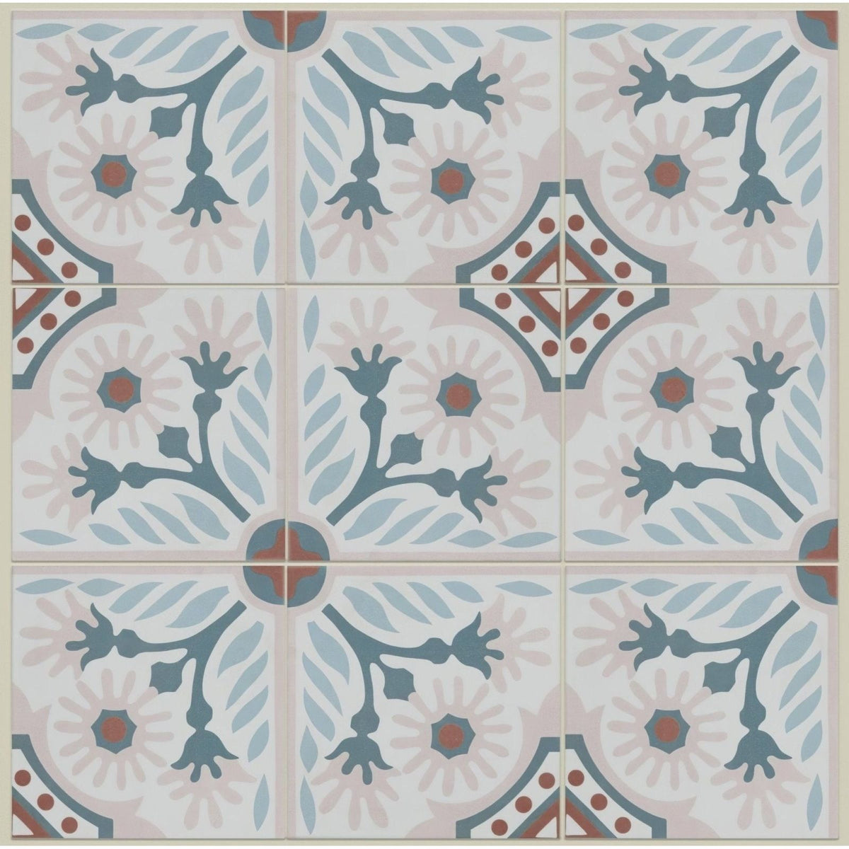 Cabana Porcelain Flamingo Tree shown as flooring