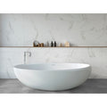 Calacatta Blanco white marble-effect tile with grey veining