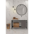 Calacatta Blanco white marble-effect tile