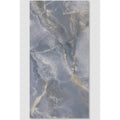 California Porcelain Ocean gray marble tile with subtle golden veining and smooth polished porcelain surface