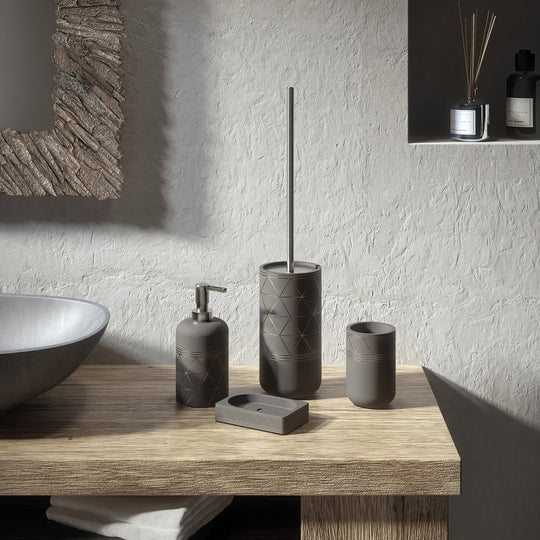 Calipso Toilet Brush Grey - alternate view